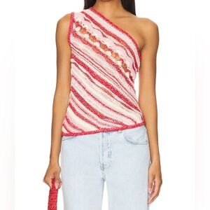 NWT ASTA RESORT EDEN TOP-ROSETTA SEQUIN, SIZE XS